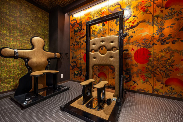 「SMホテル 仮面舞踏会 京都店」のSMプレイ専用スペース