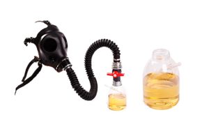 ガスマスク用吸引ボトル